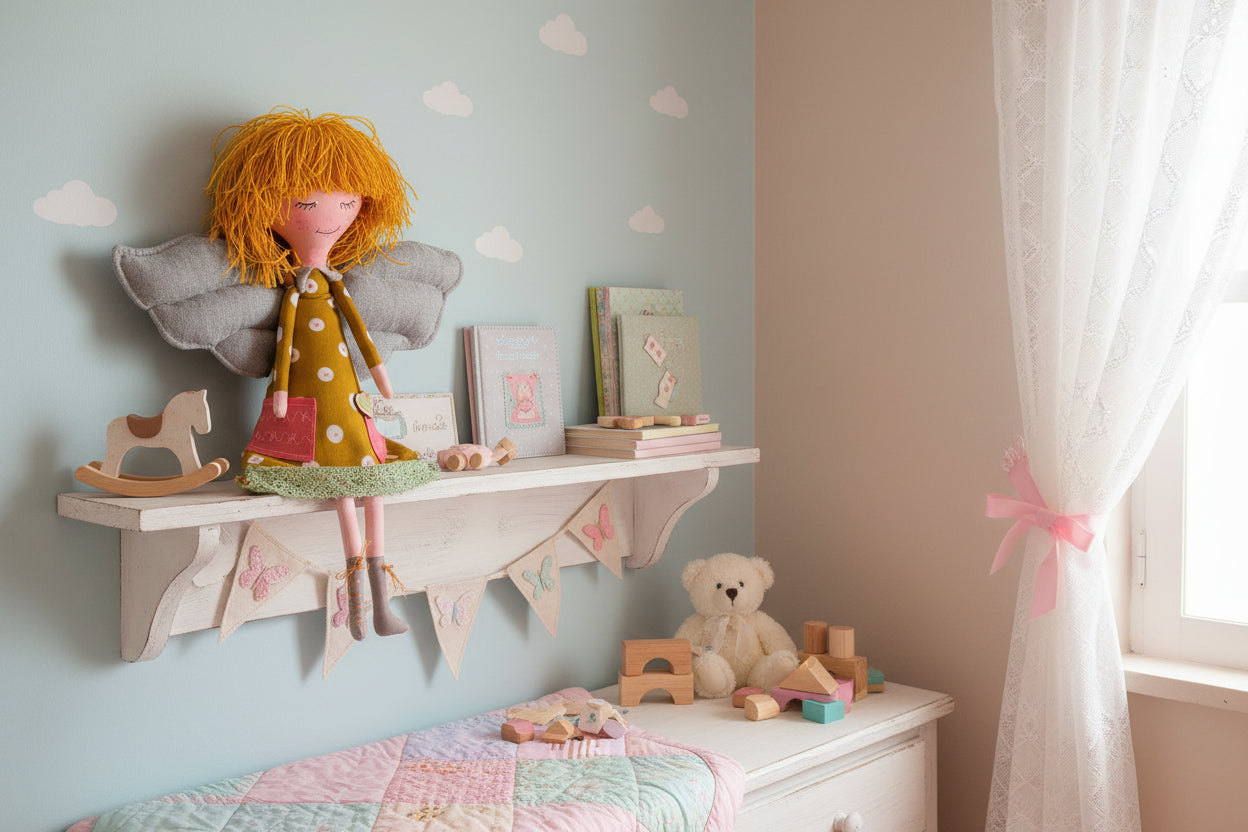 Handmade fabric doll spring  fairy tail